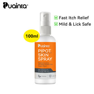 Puainta Anti Fungal Pet Skin Spray for Cat Dog Itching Redness Hair Loss Ringworm Pet Antibacterial Anti-inflammatory Skin Treament Spray 50/100ml