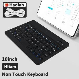 10 inch Bluetooth Keyboard Mouse Mini Keyboard 3 in 1 Wireless Keyboard Mouse Set For Tablet/Android/IOS/Windows