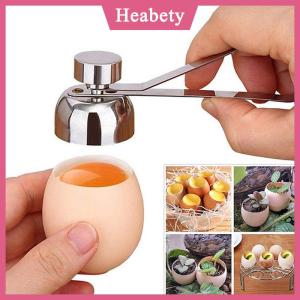 Heabety Thép không gỉ trứng cắt vỏ trứng Topper vỏ mở Bếp Nấu Ăn công cụ