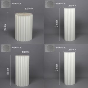 Birthday Party Miniis Folding Round Cylinder Dessert Paper Table Decoration Wedding Folding Cylinder Dessert Table Birthday Decoration