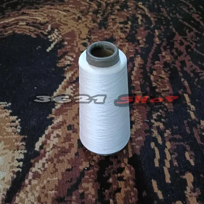1 Pcs Benang Obras Polyester 130 gram 200 gram 500 gram -+ Warna Putih Dan Hitam / Benang obras murah/benang polyester/Benang Obras Grosir