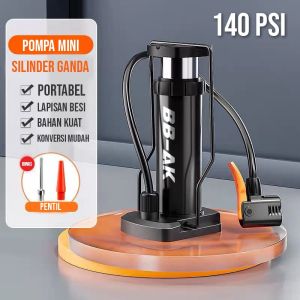 Pompa Angin Kaki/Pompa Kaki/Pompa Ban Mini Foot Pump Portable High Pressure Pompa Angin Kaki Untuk ban mobil