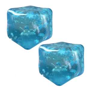 Stress Reduce Ice Cubes Hand Exercise Sensory Squeeze Toy for Adult Kids Stress Management Relaxation Stress Reliver 2x