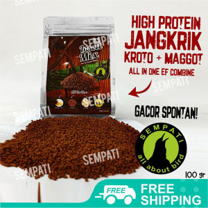 SEMPATI Insect Mix Bird Food Sempati 100Gr Pakan Pur Voer Burung Murai Kacer INSECTMIX100