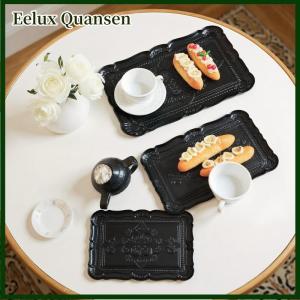 Eelux 1 cái Dollhouse mô phỏng mini mô hình cứu trợ tấm thực phẩm món ăn Tấm Nhà Bếp Bộ đồ ăn trang trí búp bê Nhà Phụ kiện đồ chơi