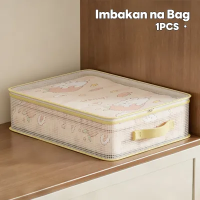 Aikoky Mga Lagayan ng Telang Net Organizing Storage Bags Mesh PVC Closet