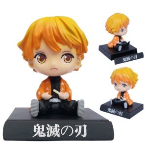 Mô Hình Kimetsu no Yaiba Chibi lắc đầu - Giá đỡ điện thoại Demon Slayer