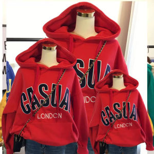 Áo hoodie gia đình Familylove - Áo khoác hoodie họa tiết đơn giãn đáng yêu chất liệu nỉ da cá cao cấp
