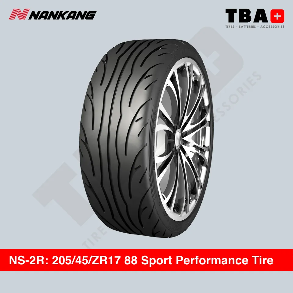 2x Pneus Nankang NS-2R 205/40 ZR17 84W - Semi-slick Street Medium