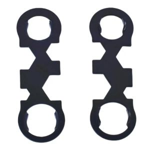 ESH63 2pcs Multifunctional Faucet Wrench Sturdy Labor Saving Faucet Installation Tool Durable Iron Sink Wrench Kitchen