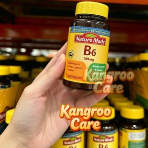 Nature Made Vitamin B6 100mg - 100 Viên - Hỗ trợ bổ sung vitamin B6 cho cơ thể. Hỗ trợ quá trình chuyển hóa năng lượng từ thực phẩm. Hỗ trợ chức năng bình thường của hệ thần kinh. Hỗ trợ quá trình chuyển hóa protein và carbohydrate.