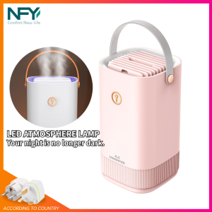 NEW 3.5l Portable Double Nozzle Humidifier Usb Mute Large Capacity Fog Volume Pregnant Women And Infants Clean Air Small Air Conditioning Spray Water Replenishing Aromatherapy Machine