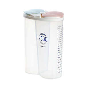 Large Capacity Cereal Dispenser Kitchen Transparent Plastic Grain Petal Divided Storage Box Food Storage Tank Dry Food Rice Airtight Container Bottle Jar