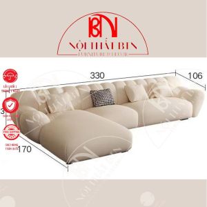 GHẾ SOFA SOFA PHÒNG KHÁCH RỘNG SOFA BĂNG CAO CẤP SOFA BUDDY PHONG CÁCH THIẾT KẾ BẮC ÂU