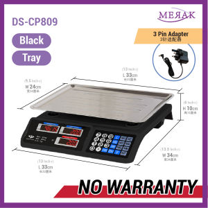 40kg Rechargeable Electronic Market Digital Price Scale Penimbang Harga Timbang Pasar Elektronik 计价秤