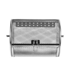 HUYAN Bền Cứng cáp Lồng BBQ Đậu phộng Để nấu ăn tại nhà Nướng hạt Lò nướng Trống rang Máy quay Giỏ BBQ