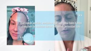 RONKIE GHK-Cu Peptide Cream for Face: Blue Beef Tallow Moisturizer with Copper Peptides Methylene Blue Gentle and Safe for Dry Sensitive Mature Skin 2oz