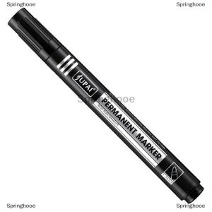 [COD] Springhooe Waterproof Marker Pen Oil Permanent Dual Tip 2.8 mm Nib Black Blue Red Art Marker Pens School Office Stationery