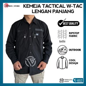 BAJU KEMEJA TACTICAL LAPANGAN PDL W-TAC LENGAN PANJANG / KEMEJA TACTICAL / KEMEJA OUTDOOR