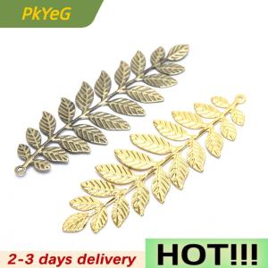 PkYeG 10Pcs/set Vintage Leaf Filigree Wraps Connectors Metal DIY Craft Jewelry Making
