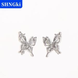 [COD] 🔥🔥🔥SHNGki 2pcs Rhinestone trang trí cho clip trên Earbuds mở tai trang trí Zirconia tai nghe phụ kiện tháo rời DIY Tai nghe trang trí