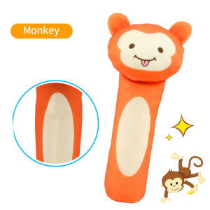 LAKOE Boneka rattle bayi doll toys mainan anak stik hewan animal binatang