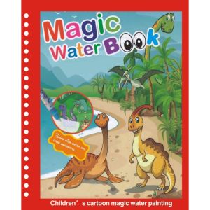 【Tap-Yee】สมุดระบายสีด้วยน้ำเปล่า สมุดระบายสีเด็ก Magic Water Book นํากลับมาใช้ใหม่ได้ ชุดระบายสี ของเล่นเด็ก
