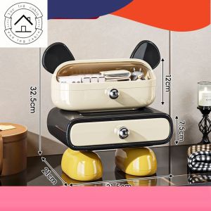 entryway decor desktop organizer Desktop drawer storage Dust-proof storage