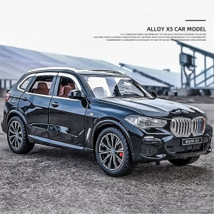1:24 Scale BMW X5 Alloy Car Model Diecast Car Sound Light Car Lovers Collection Kids Birthday Gift Metal Boys Toys