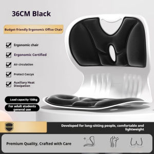 Lumbar support seat cushion for office ergonomic posture correction chair bed and lumbar support