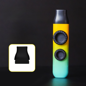 Flute High Gloss Red and White Gradient Flute Bucket Artistic Level Leather Feel Odorless Blowpipe