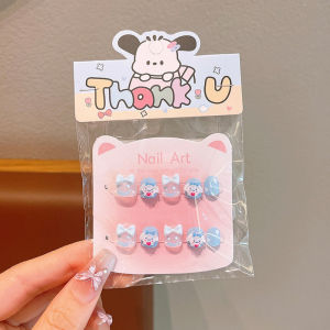 {SG Local} Cartoon Wearable Nail Art 10ea In 1 Set Little Girl Removal Nail Art Toy
