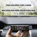 Cảm Biến Áp Suất Lốp Ô Tô, Cảm Biến Áp Suất Lốp Van Ngoài TPMS - Màn Hình Sử Dụng Năng Lượng Mặt Trời. 