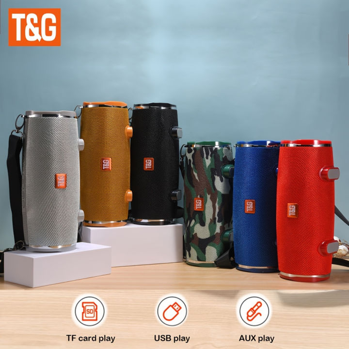 ลำโพงบลูทูธ รุ่นTG-189 เสียงเบสแน่นมาก มีสายสะพายแถม AUX/TF/USB เพิ่ม ...