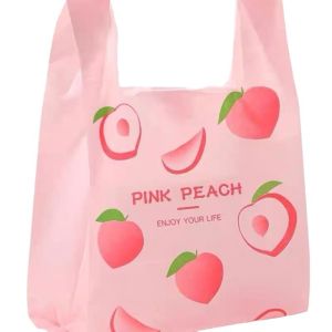 50Pcs Handheld Fragrance Plastic Bag Mosquito Insect and Odor Resistant Fruit Garbage Bags Shopping Bag