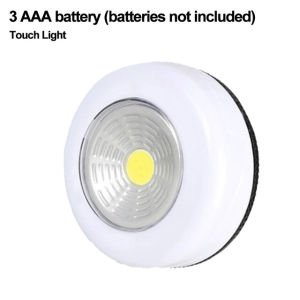 LED Touch Sensor Night Lights USB Rechargeable Kitchen Bedroom Round Portable Dimming Night Lamp