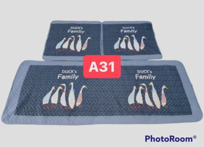 韩版手工汽车坐垫三件套100% Cotton Car Seat Patchwork Cover 3 in1 Full Cotton Set Comfortable Seat Cushion Cover Pad Lapik Kusyen Kereta/SJHT 纯棉3件套汽车坐垫
