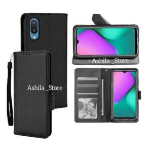 SAMSUNG GALAXY A02/M02 Case/Casing Dompet Flip Cover Leather Premium Casing Sarung Buku HP