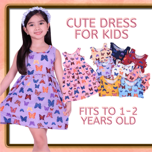 Summer Toddler Dress for Kids Clothes for Girls Sale Sleeveless Cute Print  Flower Girl Dress Kids Birthday dresses for 1-3 Years Old Lazada PH