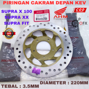 PIRINGAN CAKRAM DEPAN HONDA KEV SUPRA X SUPRA FIT SUPRA XX ORIGINAL ASLI AHM DISC BRAKE
