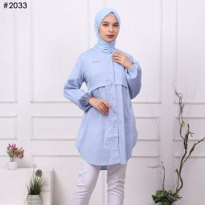 MEYDI Long Tunik atasan Wanita dewasa premium bahan cotton yokka one size (33)