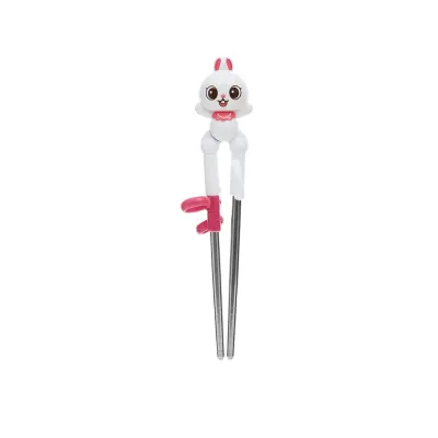 Edison Friends Stainless Chopsticks Rabbit (Right-Handed)