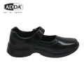 รองเท้านักเรียนหญิง ADDA 41T01-W1 NEWPRODUCT "รองเท้านักเรียน PU: พื้นที่ส่วนตัวในโลกของวัยรุ่น!  สร้างแรงบันดาลใจและสวมใส่ได้อย่างเป็นตัวเอง" รองเท้าหัวเหลี่ยม. 