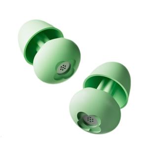 High Performances Reusable Sound Blocking Silicone Earplugs for Sleep Studying Traveling Reducing Environmental Noise 2x