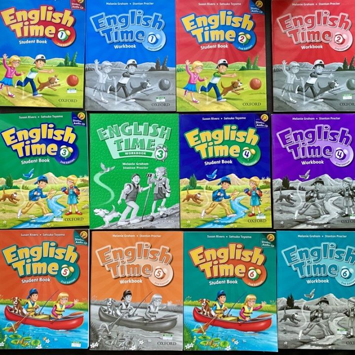 หนังสือเรียน แบบฝึกหัด ชุด English Time Student Book และ Workbook 