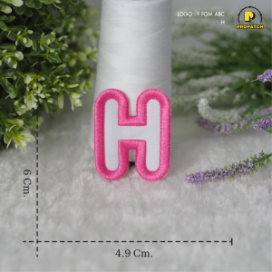 อาร์มปักรีดเสื้อ ตัวรีดติดเสื้อ หมวดตัวอักษร A-Z แบบนูน