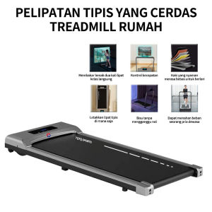 Treadmill Elektrik Treadmill Lipat Walking Pad Mesin Lari Olahraga Gym Fitness Cardio