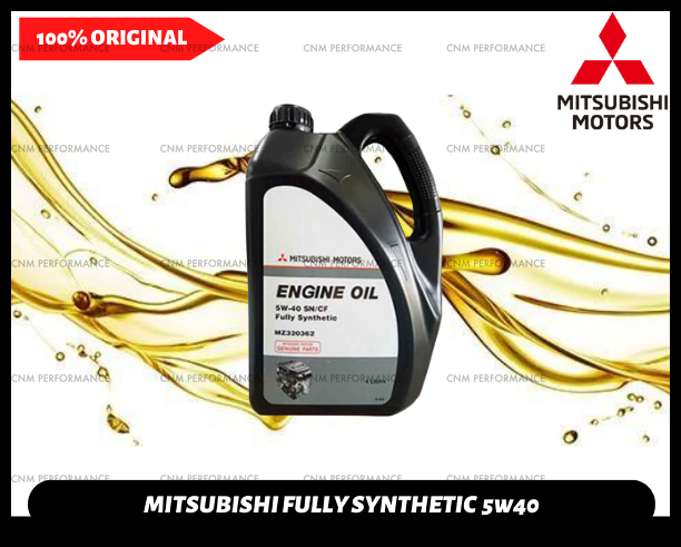 MZ320362 Mitsubishi Fully Synthetic 5W40 Engine Oil 4Liter | Lazada