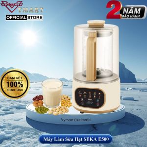 Máy Làm Sữa Hạt SEKA E500 Chống Ồn Dung Tích 1.5L10 Chức Năng Xay Nấu Đa Năng (Model New) - Hàng Chính Hãng