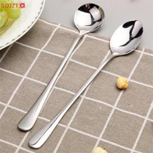 🚚【Local Express Delivery】🚚 Long Handled Stainless Steel Coffee Spoon Ice Cream Dessert Tea Spoon For Picnic Kitchen Accessories Spoon Coffee Bean
